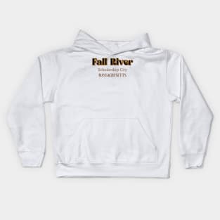 Fall River Scholarship City Massachusetts Kids Hoodie